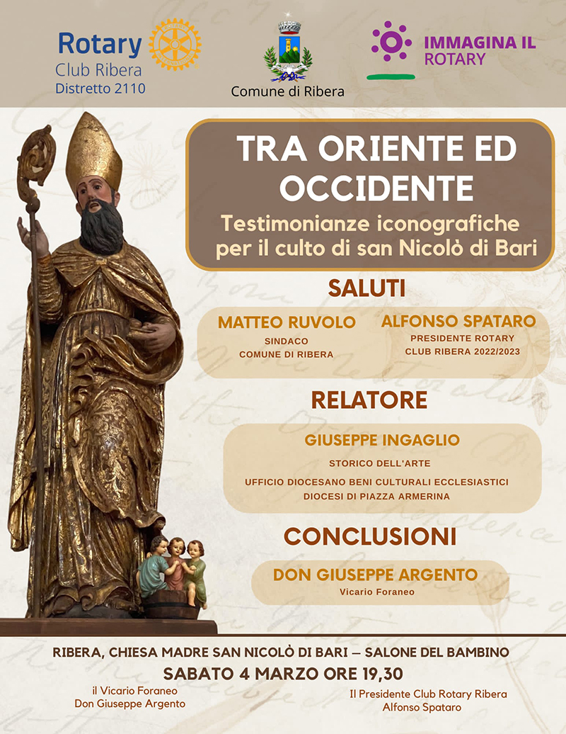 TRA OCCIDENTE E ORIENTE Testimonianze iconografiche per il culto di san Nicolò di Bari
